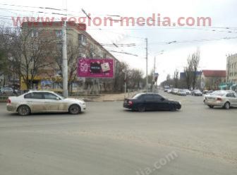 Размещение рекламы нашего клиента "Рив Гош" на щитах 3х6 в г. Ставрополь