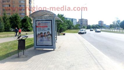 Размещение рекламы на остановках нашего клиента "Оптимист Оптика" в г. Обнинск