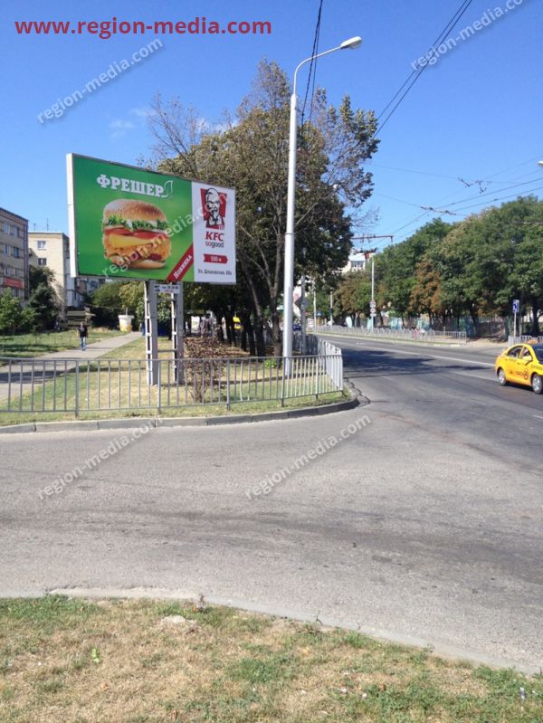 Размещение рекламы компании "KFC" на щитах 3х6 в городе Ставрополь