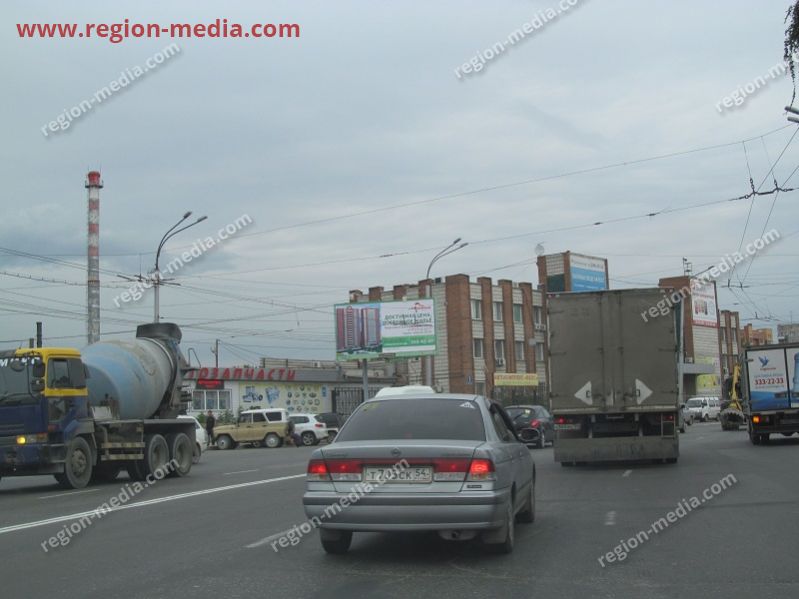 Размещение рекламы  ЖК "на Ельцовской" на щитах 3х6  в Новосибирске